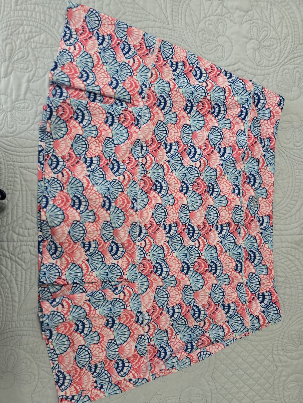 Reef Legends Skort - Shell Print Pink & Aqua Skort Size XL NWOT